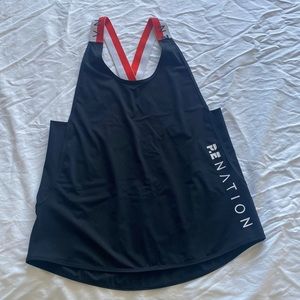 P.E Nation Black Tank Top